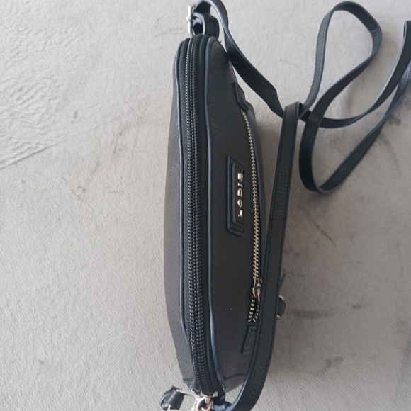 Lodis black leather crossbody bag - Picture 5 of 9